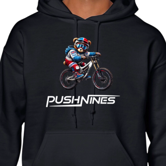 Full Suspension Bear RWB - Black Hoodie